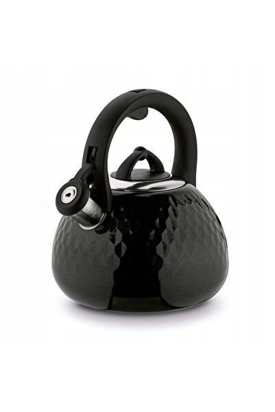 Konighoffer Ceainic pe gaz și inducție, negru, cu fluier, Malcolm, 2,5 l