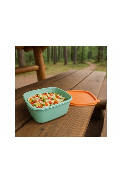 Koziol BOL CU CAPAC VERDE 750 ml, PLASTIC 17x16,1x6 CM PENTRU DEPOZITARE