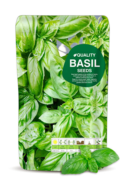 NO BRAND Basil Seeds for Planting – Premium Herb Seeds for Home Garden, Pots ...