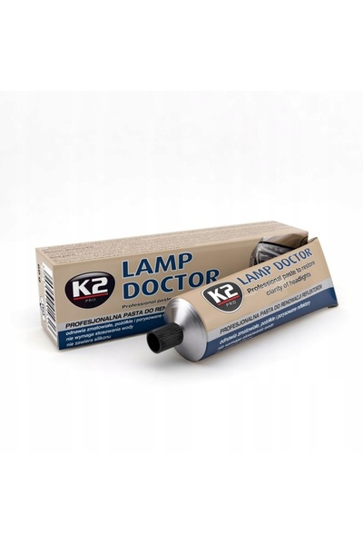 K2 Kit de lustruire faruri Lamp Doctor + Strat de protecție UV + Pad