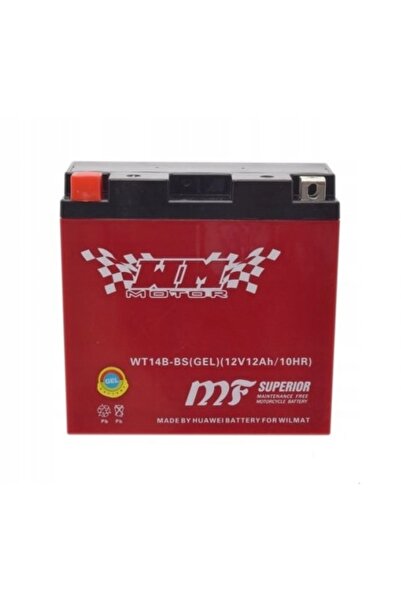 NO BRAND BATERIE MOTOCICLETĂ SCUTER ATV 12V 12Ah AGM