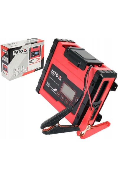 yato ÎNCĂRCĂTOR ELECTRONIC LCD 12V 15A AGM GEL UMED