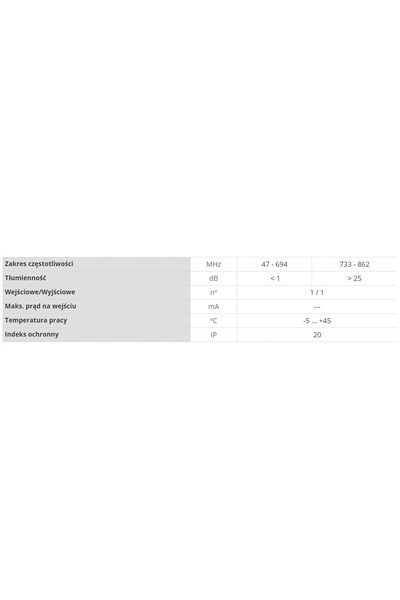 NO BRAND Filtru de semnal LTE 700 5G GSM pentru antene TV DVB-T2 Anti-interfe...