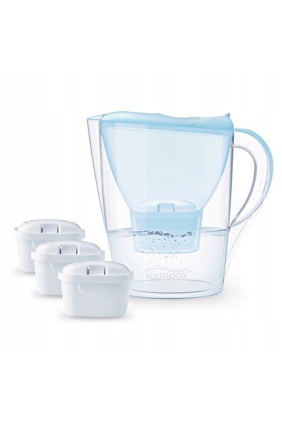Aqualogis Cană filtrantă Harmony Light Blue, 2+1 filtre