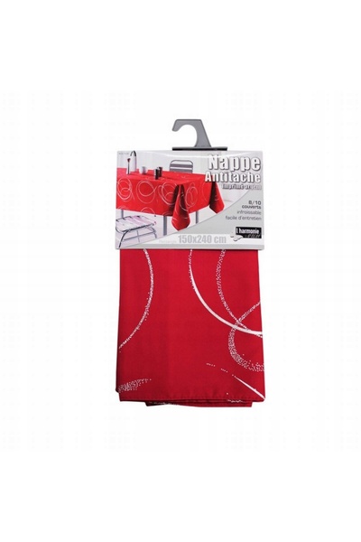 Douceur D'INTERIEUR FATĂ DE MASĂ roșie BULLY cu modele la modă, 150x240 cm
