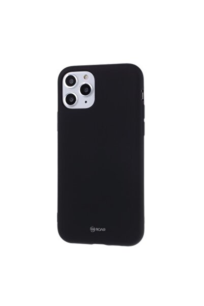 Roar Korea Ολοήμερη Ματ Θήκη Σιλικόνης για iPhone 11 Pro Max 6,5 ιντσών - Μαύρο