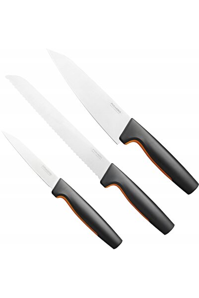 FiSKARS SET COMPLET 6 CUȚITE DE BUCĂTĂRIE PENTRU TĂIȚĂT ȘI FELIAT, TIP CHEF "
