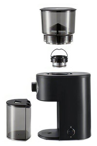 Tchibo Râșniță electrică de cafea pentru măcinat boabe de cafea (Negru)