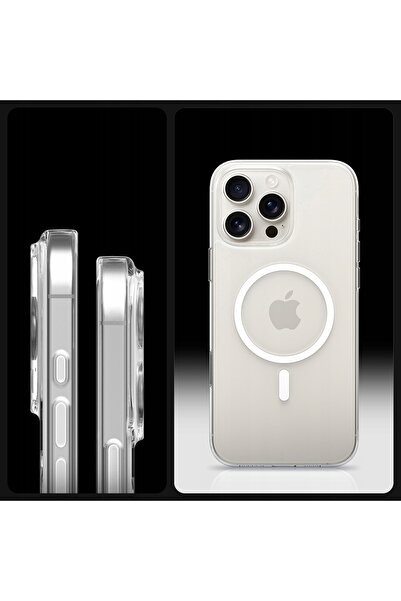 Spigen Husă subțire pentru iPhone 16 Pro, compatibilă MagSafe, transparentă/a...