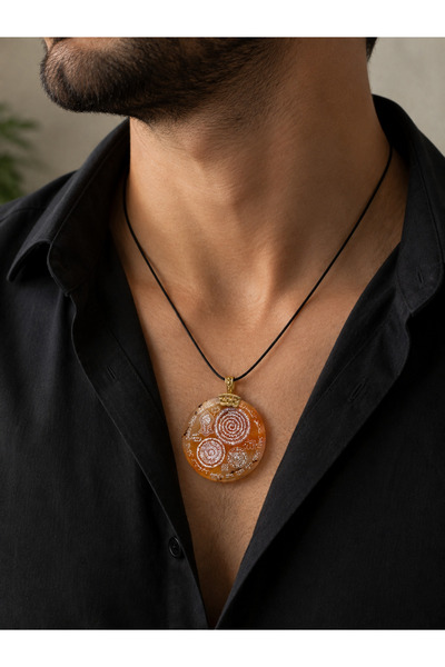 AWM Yemeni Armor Agate Stone Prayer Necklace