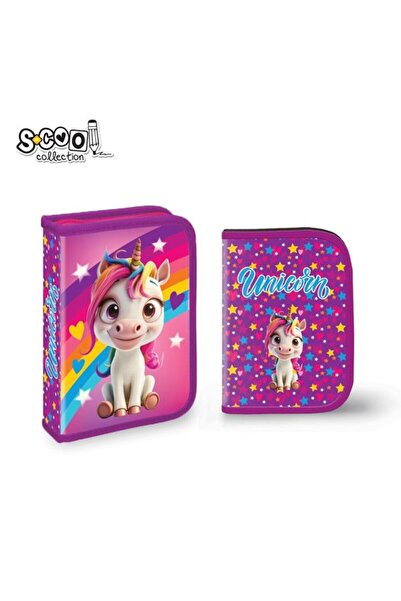 PlayFun SC2928 - Penar Neechipat, 1 Fermoar, 2 Extensii, Unicorn - S-cool-far...