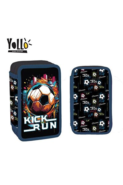 PlayFun YL134 - Оборудован несесер за моливи, 3 отделения. 38 части, Kick RUN...