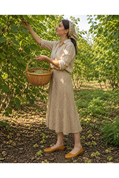belixspor Zenne Non-Slip Sole Moccasin Garden and Agricultural Shoes 36-42 Gold
