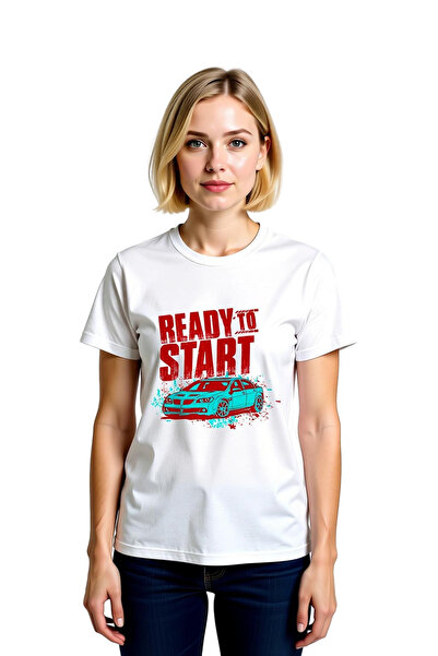 PayBuy Women's Graphic Printed Short Sleeve T-Shirt Motivational Themed Vehic...