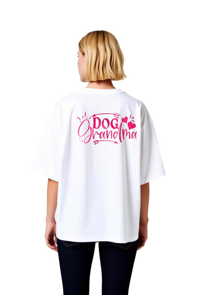 PayBuy Dog Lover Grass Respect Printed Women's Oversize T-Shirt