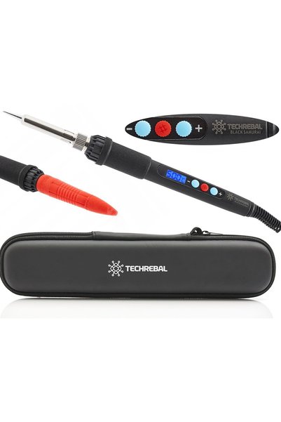 TECHREBAL Ciocan de lipit de precizie 60W  "Black Samurai " TBS60W cu afișaj,...