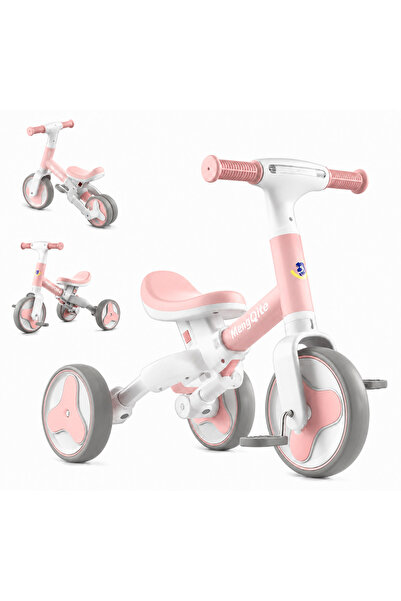 OEM Tricicletă și bicicletă de echilibru 2 în 1, cu muzică, lumini și pedale ...