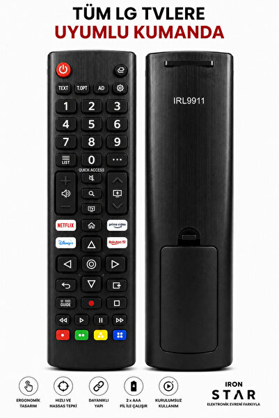 LG kumandası / TV kumandası / televizyon kumandası / TV uyumlu kumanda / akıl...