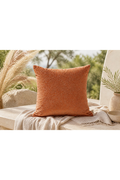 Rolivs وسادة زخرفية منقوشة مقاس 45 × 45 سم من كيريت باتينا