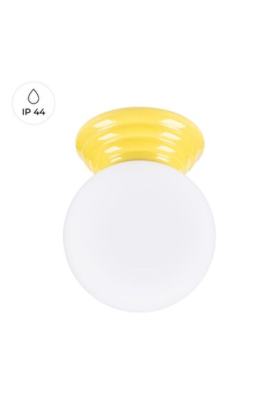 SOLLUX Plafonieră ZORI, galbenă IP44