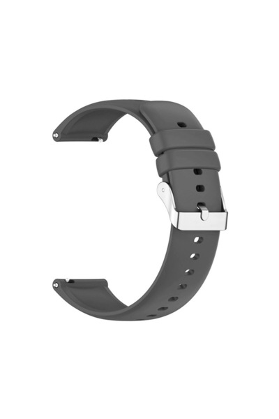 Choice22 20mm grey Universal 20MM/22MM Silicone Watch Strap Quick Release Sil...