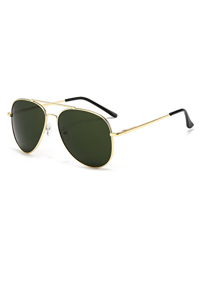 Choice1 No Box Gold Green Fashion Pilot Sunglasses for Women Men Classic Eyew...