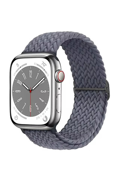 Choice47 38mm 40mm 41mm 08 space gray Braided Solo Loop For watch Ultra band ...