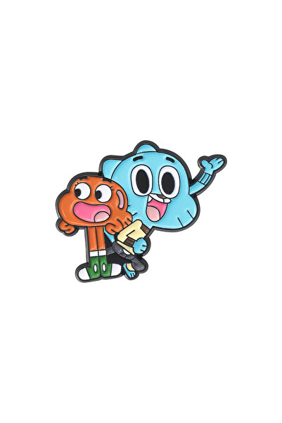 choice2 QHXZ2868 Cartoon Animation Comedy Enamel Pins Mischievous Adventure B...