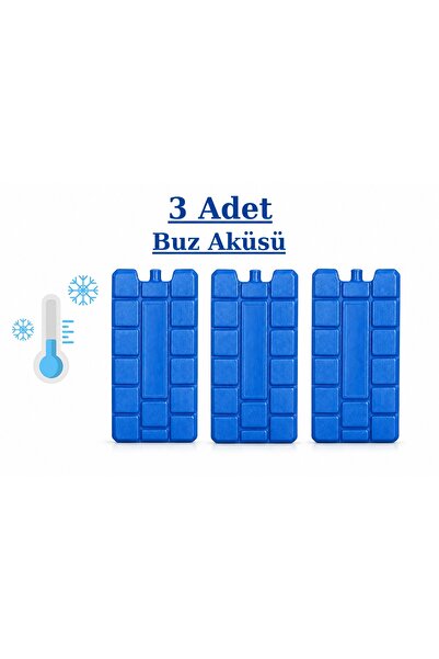 MEDAS LİFE 3 Adet Buz Aküsü | Tekrar Kullanılabilir Soğutucu Kaset Aküsü | Te...
