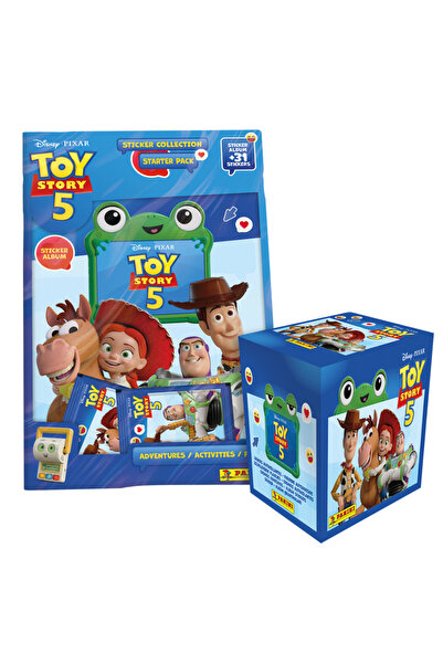 Next Plus Licensed Toy Story 5 Sticker Collection Album+ Box of 36 Packs (180...