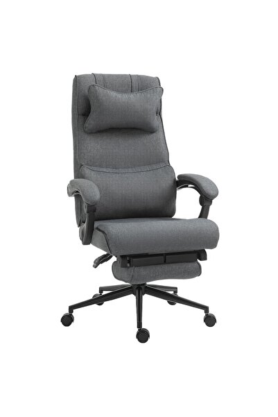 OEM Scaun ergonomic birou, PVC, Vinsetto, Inaltime reglabila, Tetiera, Suport...