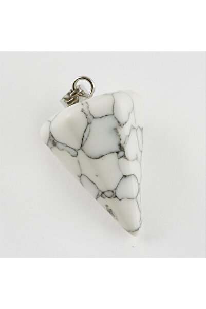 ZERO LAND Nhr-Hlss Hlit Pandül Natural Stone (145251) Pendant-White