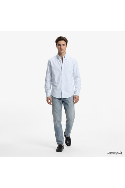 BOSS Delaware Erkek Mavi Jean