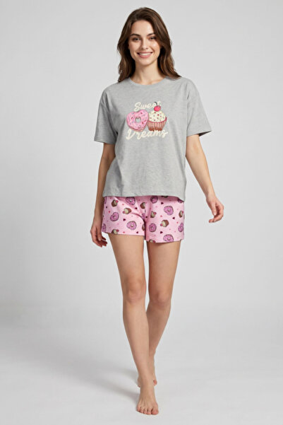 R&B Printed Shorty Pyjama Set