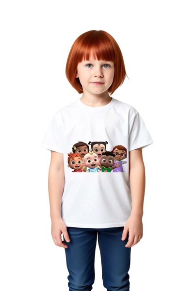 PayBuy Children's Friendship Themed Printed T-Shirt Colorful Cartoon Characte...
