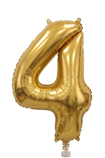 GOLD 4 YAŞ BALON 86CM