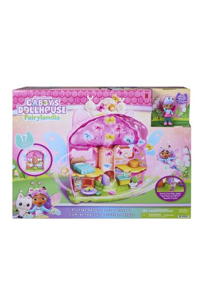 Gabby's Dollhouse Set de joacă Fairylandia Zâna Magică Flutter, cu figurină G...