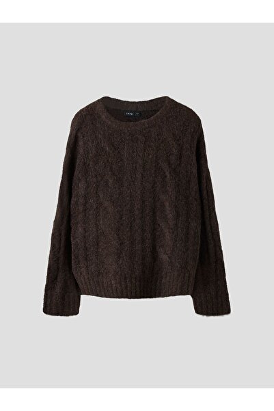 Limited by Name It Pletený pulovr s copánkovým vzorem
