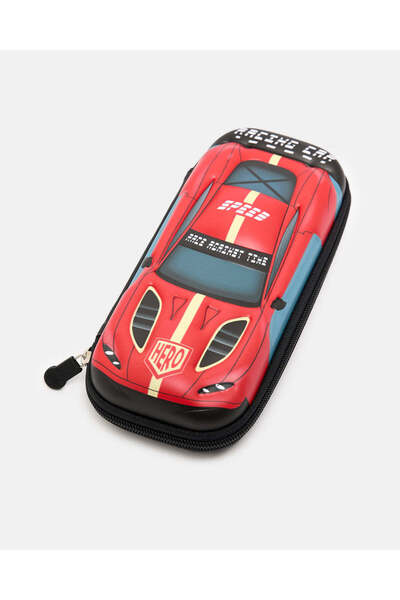 REDTAG Red Car Printed Pencil Cases