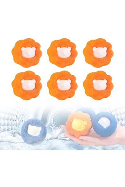STARSTAR 6 laundry balls for drying pet hair (blue)