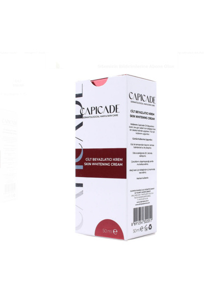 Capicade Cilt Beyazlatıcı Krem 50 ml