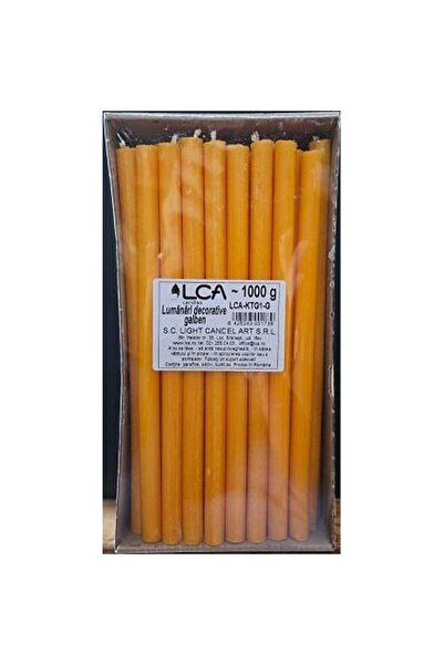 LCA Lumanari Decorative, 23 x 1 cm, 1000 g
