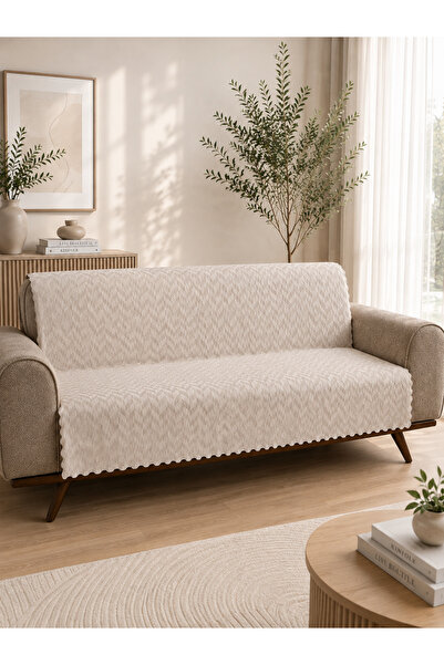 coverbox Non-Slip Base Sponge Sofa Cover - Sofa Bed Cover 170X210 Sergeant Mi...