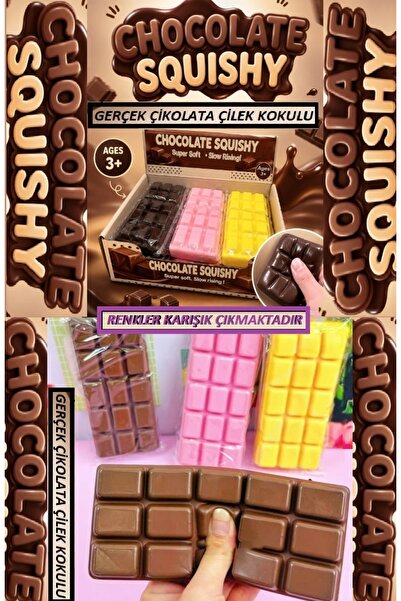 OYUNCAKSAHİLİ Çikolata Sukuşi Gerçek Kokulu Yeni Trend Dumpling Slow Rising C...