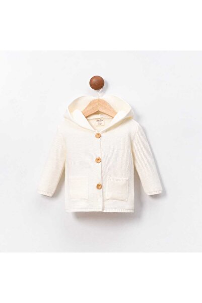 Coolimino Hooded Baby Girl Knitwear Cardigan