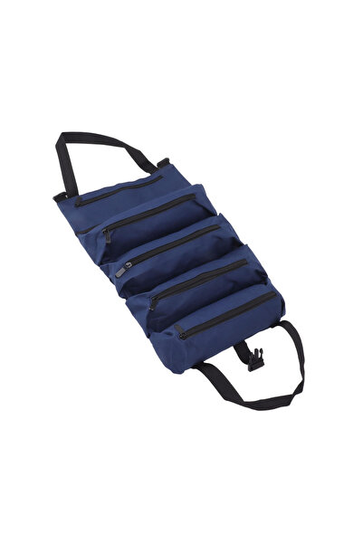 mucize Roll up Tool Bag 5 Zipper Pockets Portable Oxford Cloth Electricians T...
