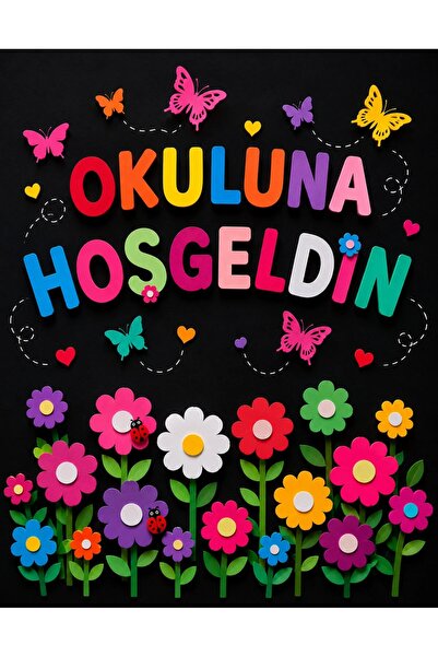 PROMISEBACKDROP2 150x200 cm, Okuluna Hoş Geldin, Okul Etkinlik Kumaş Fon