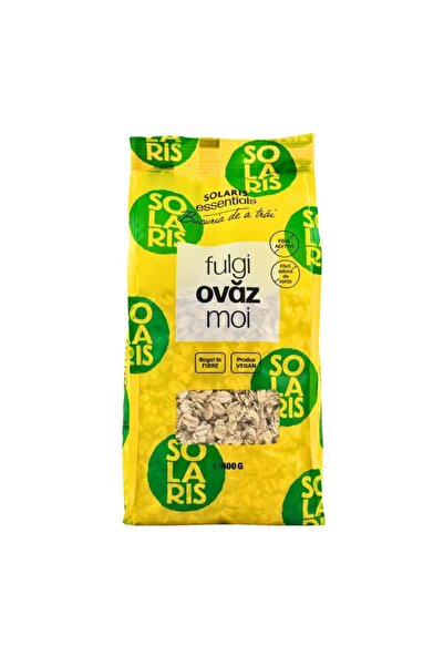 SOLARIS Fulgi de ovăz moi Solaris, 400 g – Mărunțiți și ușor de digerat, idea...