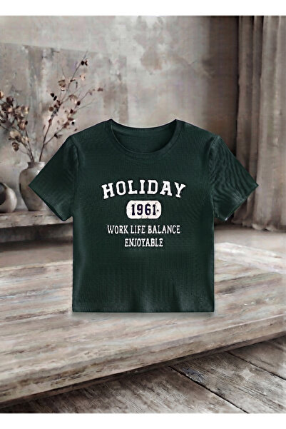 UNCİA OUTDOORS Γυναικείο/Ανδρικό unisex μπλουζάκι HOLIDAY με στάμπα, με λαιμό...