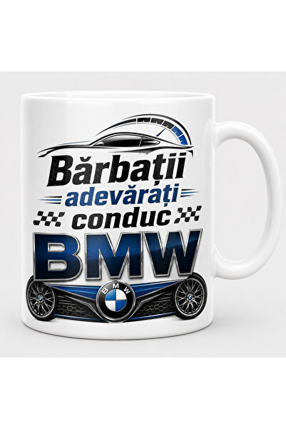 Generic Brand Cana personalizata, cadou pentru fan BMW, Barbatii adevarati co...